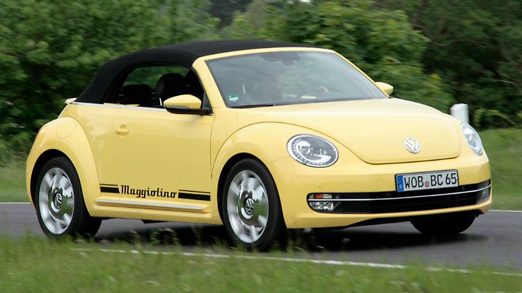 Die komplett versenkbaren Seitenscheiben lassen den Beetle auch geschlossen gut aussehen.