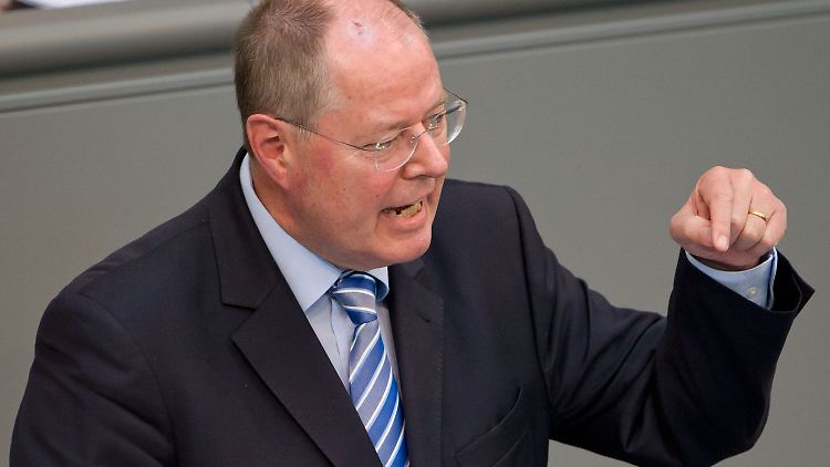 Steinbrück erinnerte an die Auswirkungen der Krise.