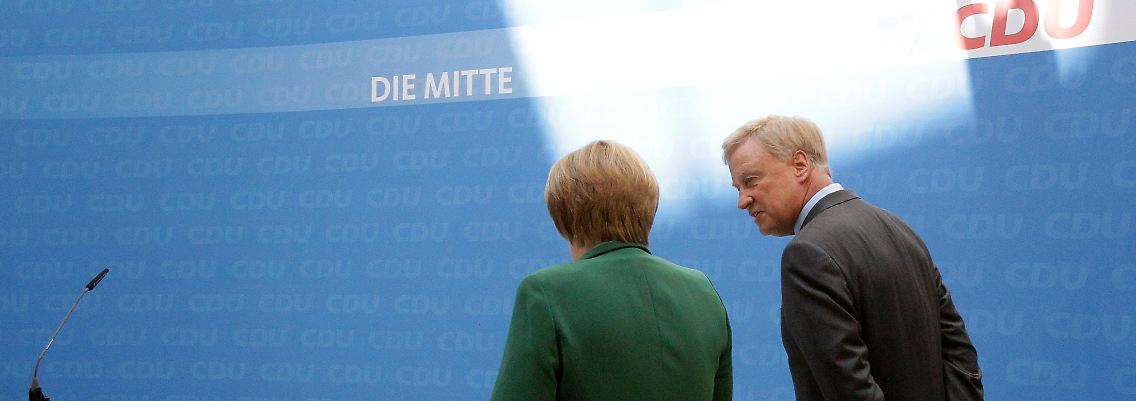 Der erste schwarz-grüne Landesfürst packt die Koffer - die Kanzlerin sagt zum Abschied Danke.