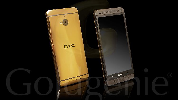 Das goldene HTC One kostet schlappe 2231 Euro.