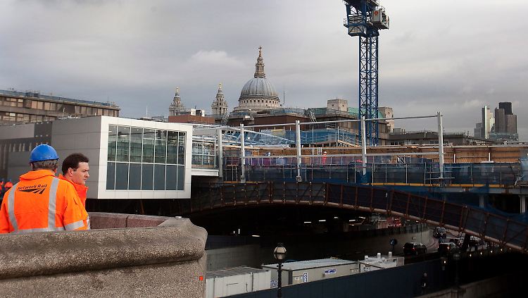 Bau der Thameslink-Strecke (Archivbild von 2011).