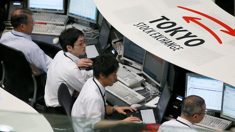 Starke Kursausschläge im japanischen Aktienhandel: Diesmal nach oben.