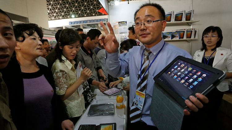 Das nordkoreanische Tablet Samjiyon sorgte im vergangenen Herbst bei der Handelsmesse in Pjöngjang für Furore.