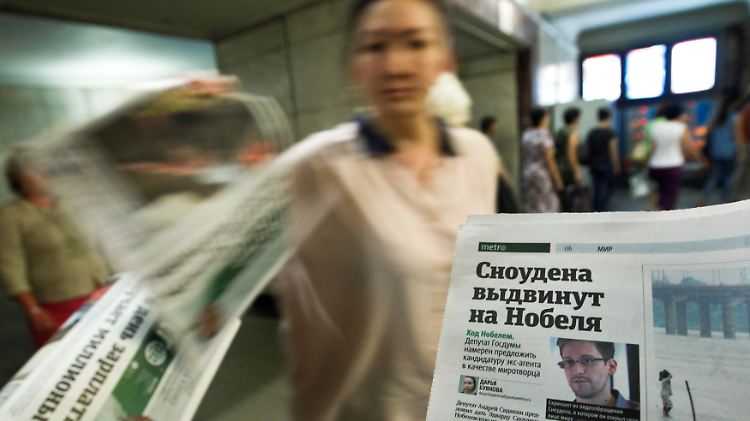 In einem Moskauer U-Bahnhof: Snowden hat unter anderem auch in Russland um Asyl gebeten.