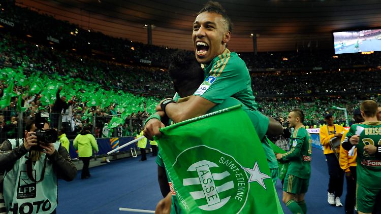 Pierre-Emerick Aubameyang spielte 2012 beim französischen Erstligisten Saint-Étienne.