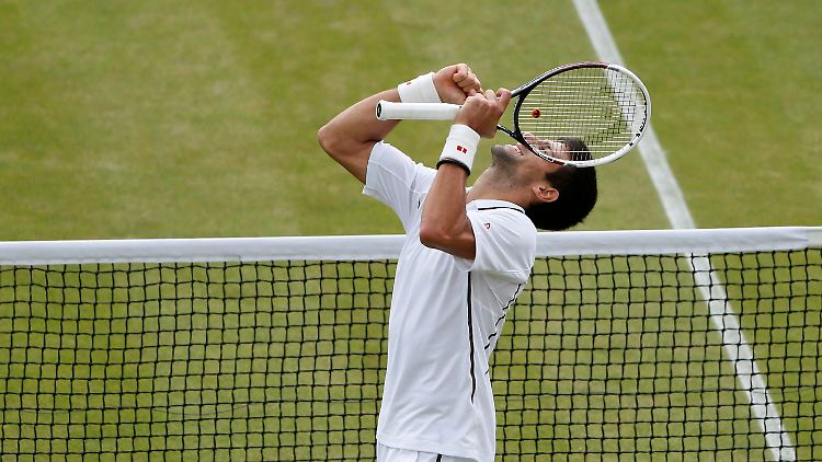 Fünftes Spiel, fünfter Dreisatzsieg: Novak Djokovic hat sich im Wimbledon-Turnier noch keine Blöße gegeben.