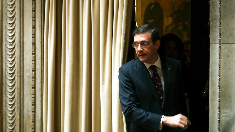 Portugals Ministerpräsident Passos Coelho hofft auf einen Fortbestand der Regierungskoalition.