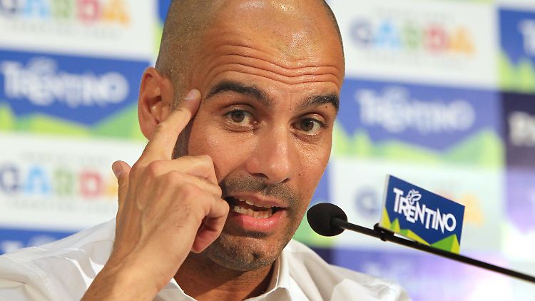 Freut sich über seine "wunderbare Mannschaft": Pep Guardiola.
