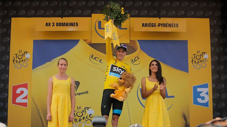 Christopher Froome hat schon jetzt das Gelbe Trikot erorbert. Gut möglich, dass er es nicht mehr hergibt.