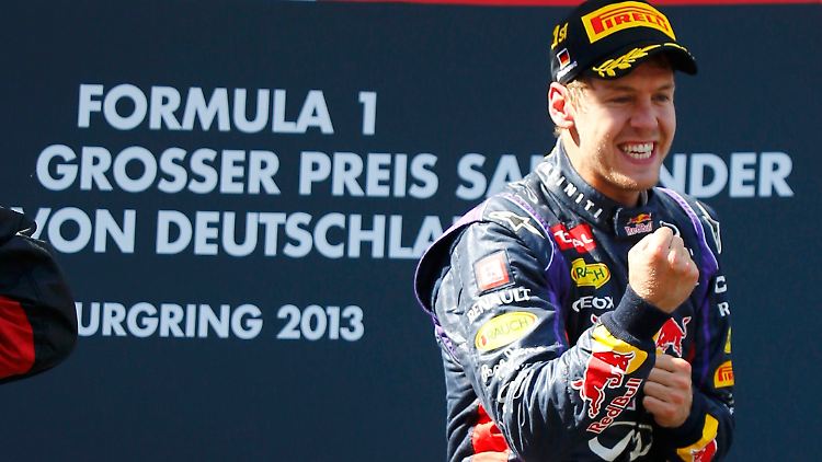Heimkomplex besiegt: Sebastian Vettel kann es doch in Deutschland.