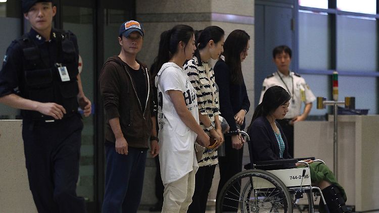 Die Stewardessen sind zurück in ihrer Heimat Südkorea.