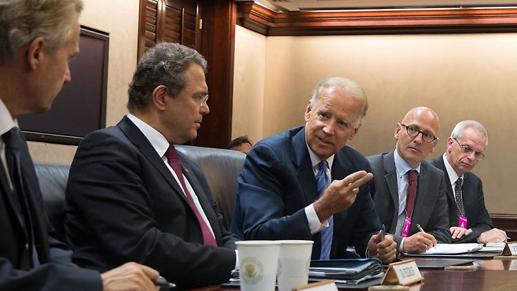 Auch der amerikanische Vizepräsident Joe Biden gab sich bei Friedrichs Stelldichein die Ehre.