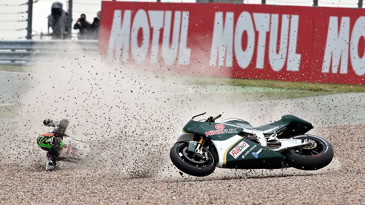 MotoGP-Fahrer Michael Laverty erwischte es im freien Training.