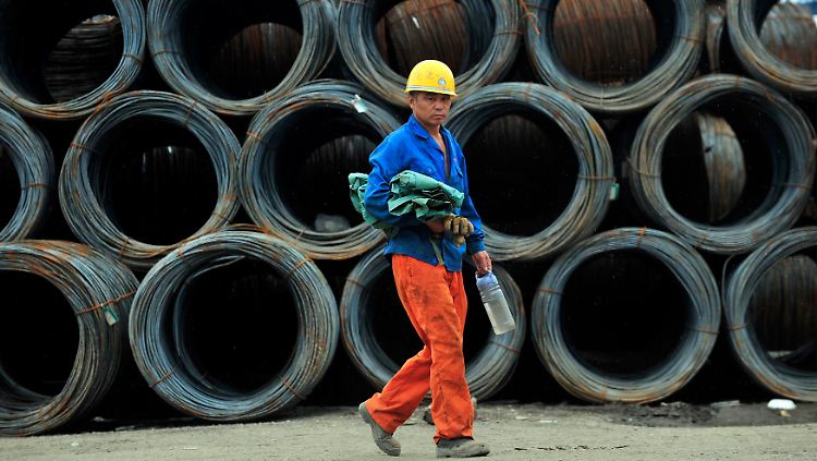 Eines der Kraftzentren der Weltwirtschaft: Im zweiten Quartal legt die chinesische Wirtschaft nur noch um 7,5 Prozent zu.