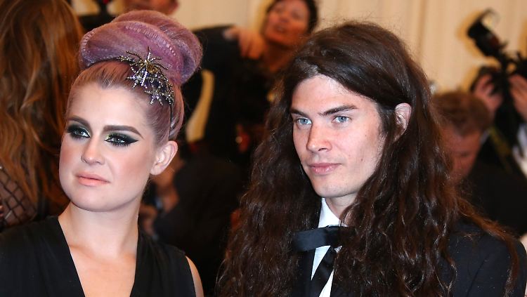 Kelly Osbourne mit ihrem Freund Matthew Mosshart in New York.