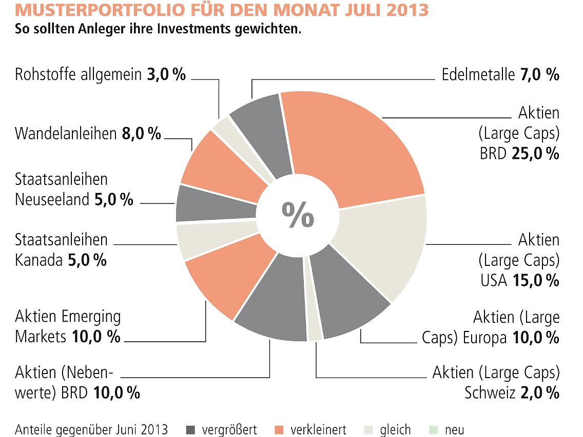 Musterportfolio Juli 2013