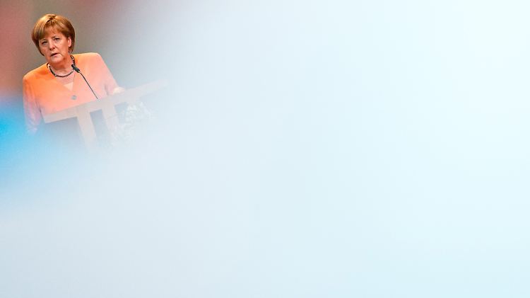 Was denkt die Kanzlerin? Merkel mag es wolkig.