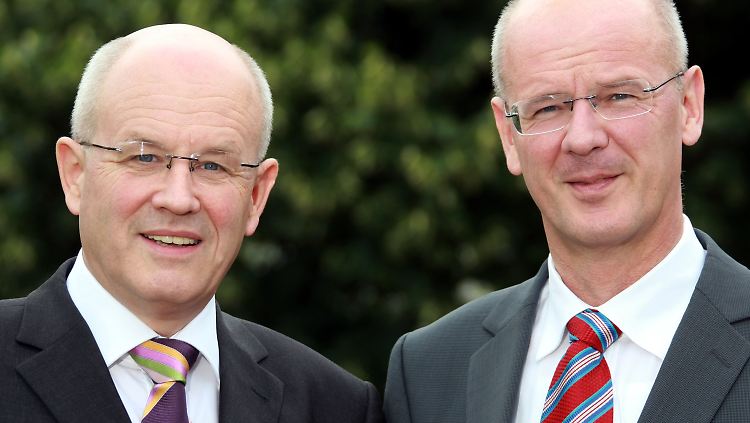 Volker (l.) und Siegfried Kauder in einer Aufnahme von 2008. Der Größere ist der um ein Jahr Jüngere.
