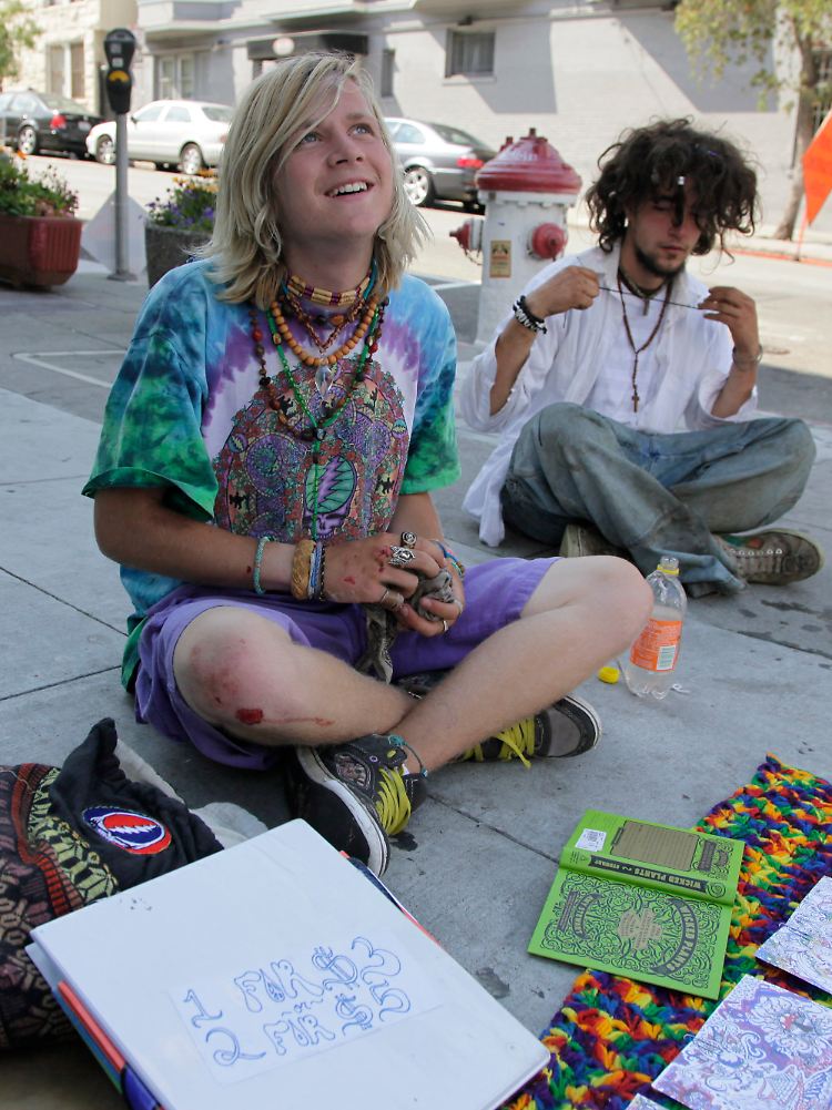 Hippies gibt es hier immer noch, vor allem an der Kreuzung Haight und Ashbury.