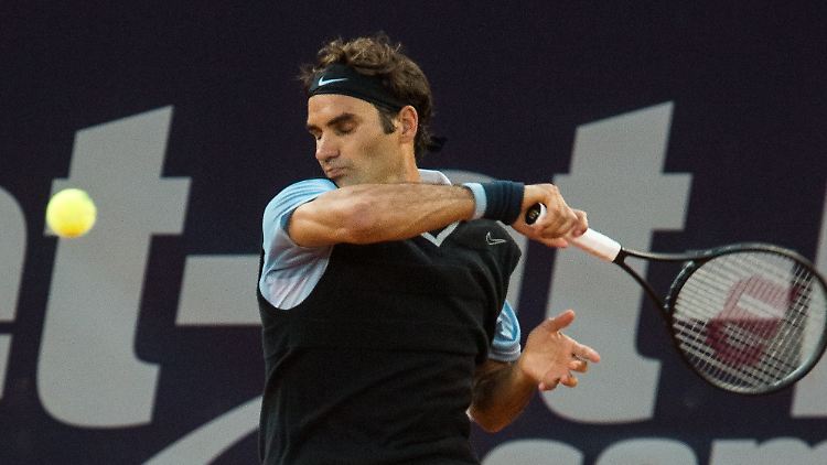 Roger Federer scheint auch in Hamburg der Dominator zu werden.