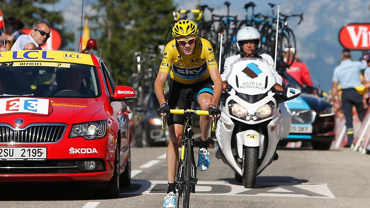 Christopher Froome wird das Gelbe Trikot bis nach Paris tragen.