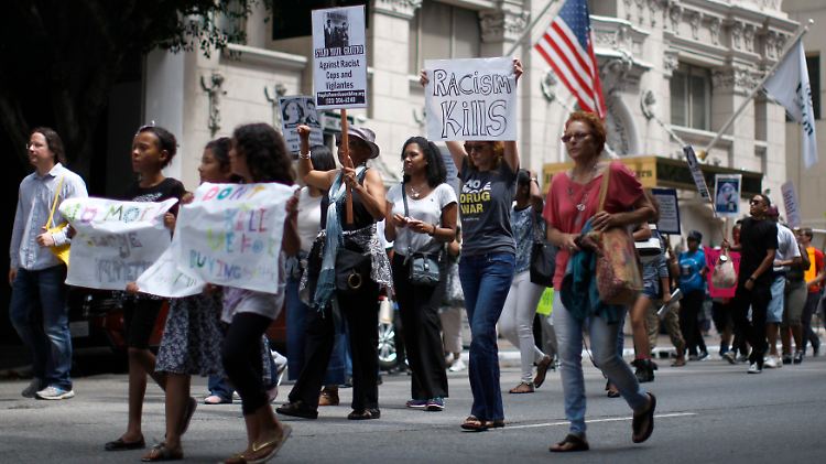 Die Eltern des Teenagers demonstrierten in New York und Miami.