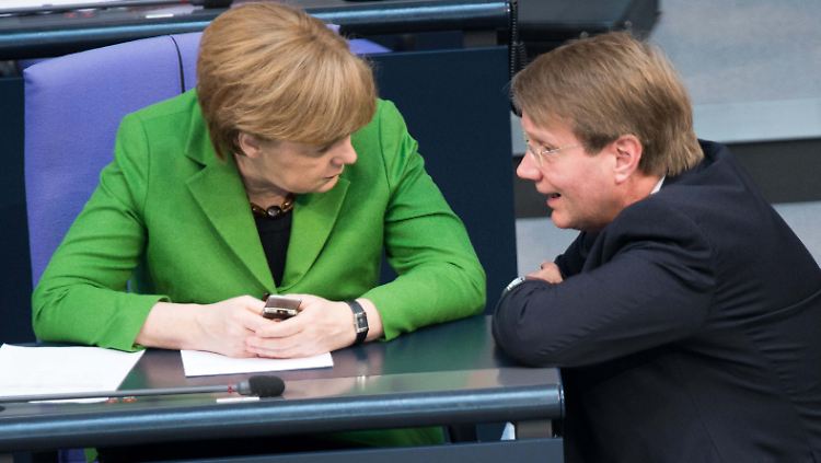 Merkel und Pofalla. Der Kanzerlamtsminister trägt eigentlich die Dienstaufsicht über die Geheimdienste.
