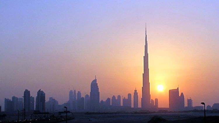 Das höchste Gebäude der Welt: der Burj Khalifa in Dubai.