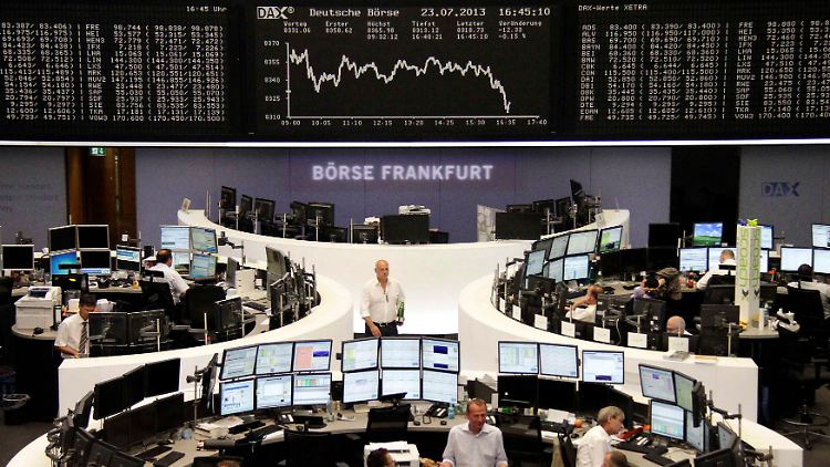 Der Dax am Dienstag: Morgens stärker als am Abend.
