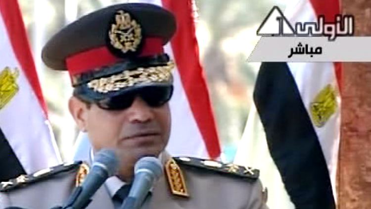 Al-Sisi will seine Rede nicht als Aufruf zur Gewalt verstanden wissen.