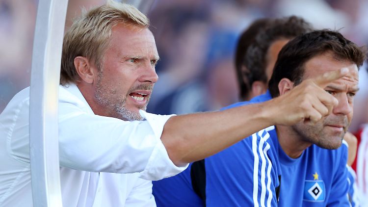 "Meine Mannschaft ist hungrig": Hamburgs Trainer Thorsten Fink.