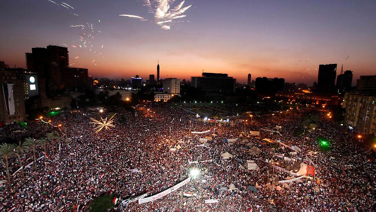 Zehntausende Demonstranten gingen in Ägypten auf die Straße.