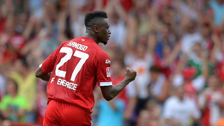 Erster Dreierpack im deutschen Profifußball: Boubacar Sanogo.