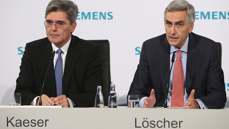 Finanzvorstand Kaeser könnte Peter Löscher schon am Mittwoch als Siemens-Chef beerben.