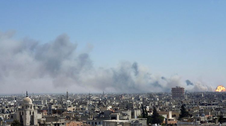 Die Stadt Homs im Westen Syriens wird auch als "Wiege der Rebellion" bezeichnet.