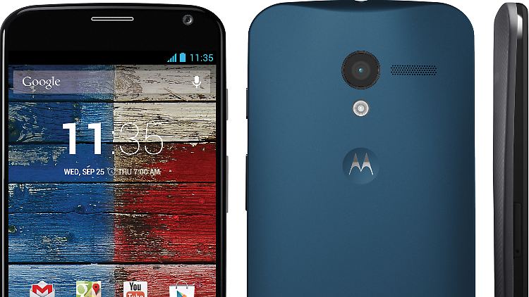 Ein blaues Moto X wird es in Deutschland vorerst nicht geben.