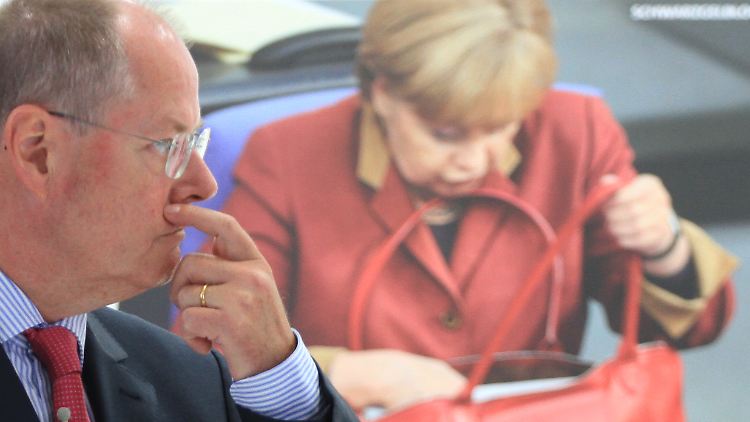 Herausforderer und Amtsinhaberin: Am 22. September will Peer Steinbrück die Kanzlerin ablösen.