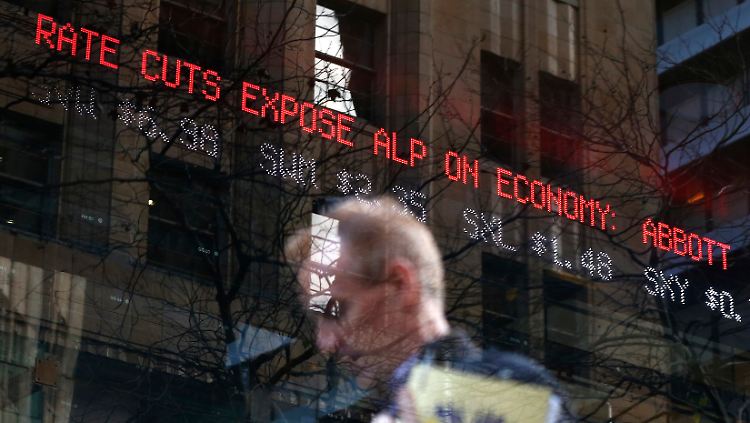"Rate Cuts" in Sydney: Die Reserve Bank of Australia senkt ihren Leitzins auf 2,50 Prozent.