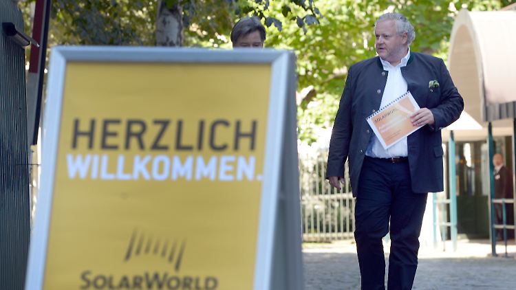 Der Vorstandsvorsitzende von Solarworld Frank Asbeck:Anleihegläubiger des schwer angeschlagenen Solarmodulherstellers stimmern dem Rettungskonzept mit großer Mehrheit zu.