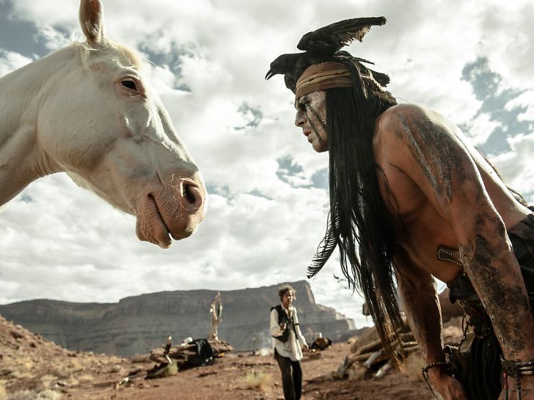 Ein Highlight des Films: Tonto und das Pferd.