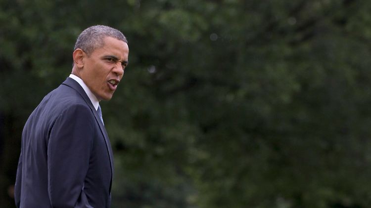 Obama ist sauer.