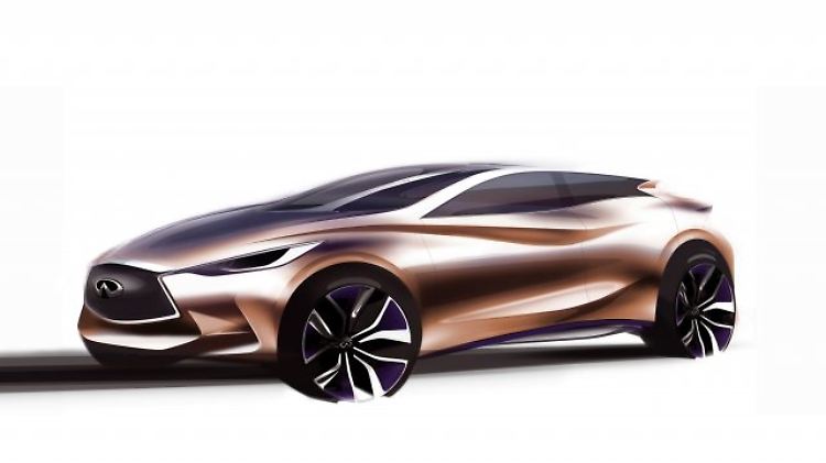 Die Q30-Studie soll zeigen, wie Infiniti künftig gegen Audi A3, BMW 1er und Mercedes A-Klasse antreten will.