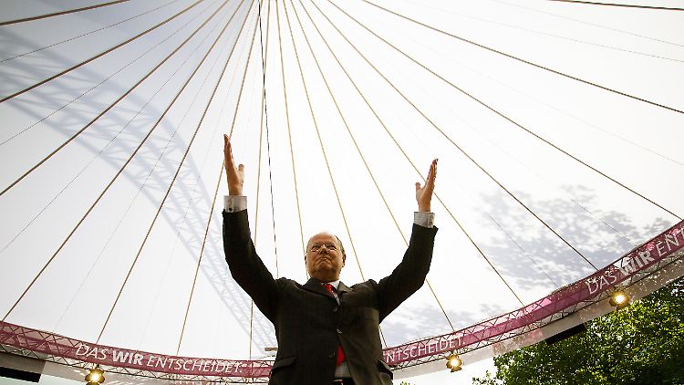 Steinbrück setzt auf Sieg, nicht auf Platz.