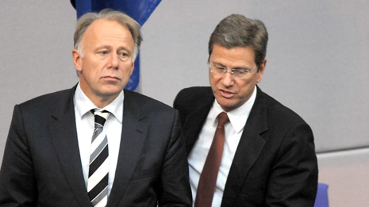 Alpha-Tiere gänzlich verschiedener Gattungen: Jürgen Trittin (l.) und Guido Westerwelle.