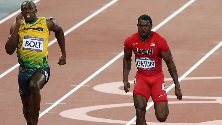 Wie bereits bei den Olympischen Spielen in London 2012, werden Bolt und Gatlin auch beim WM-Finale in Moskau gegeneinander antreten.