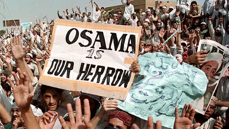 Nach den Terroranschlägen vom 11. September 2001 feierten viele Palästinenser Osama bin Laden.