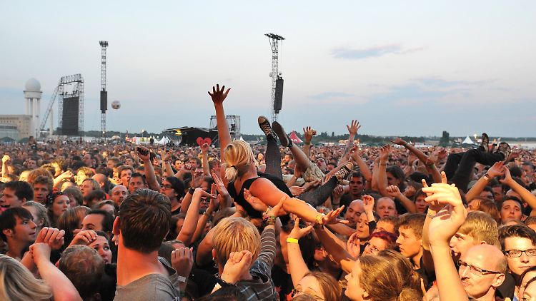 Ärzte-Fans kamen auf dem Tempelhofer Feld auf ihre Kosten.