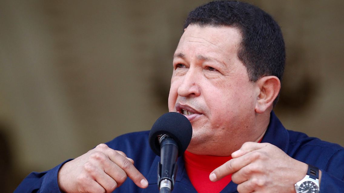 Bekannt für flotte Sprüche: Hugo Chávez.
