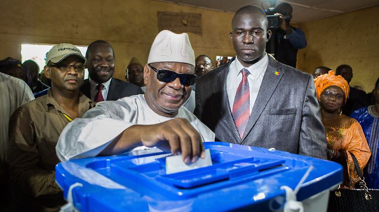 Malis neuer Präsident Ibrahim Boubacar Keita: Seine Anhänger nennen ihn "Kankeletigui" - "Mann der zu seinem Wort steht".