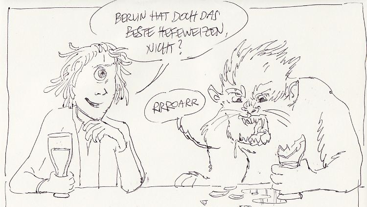 Freudenthal hat auch als Hollywood-Regisseur sein Talent für Comiczeichnungen und seine Liebe zu Berlin nicht verloren.